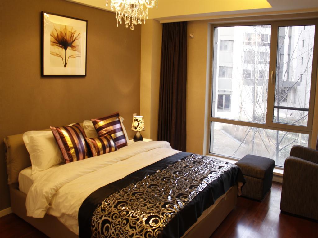 Jiu Du Hui Serviced Apartment Peking Exteriör bild