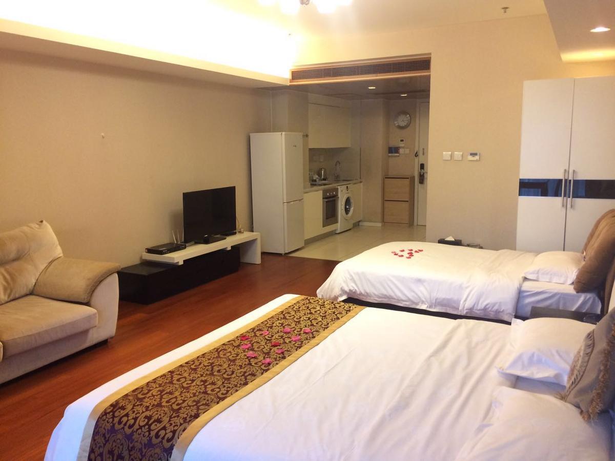 Jiu Du Hui Serviced Apartment Peking Exteriör bild