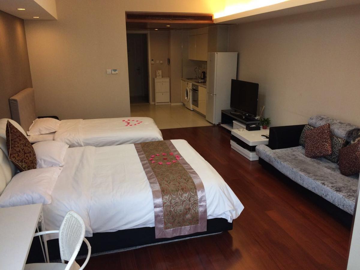 Jiu Du Hui Serviced Apartment Peking Exteriör bild
