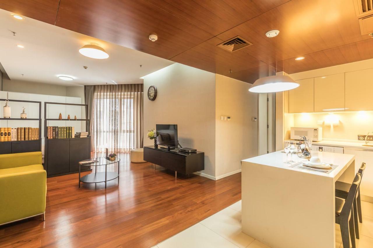 Jiu Du Hui Serviced Apartment Peking Exteriör bild