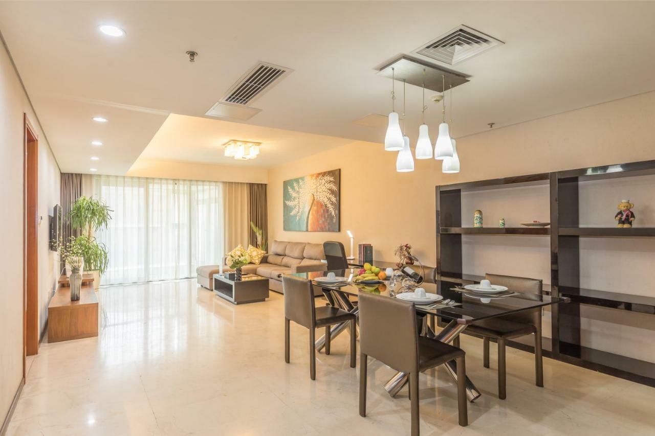Jiu Du Hui Serviced Apartment Peking Exteriör bild