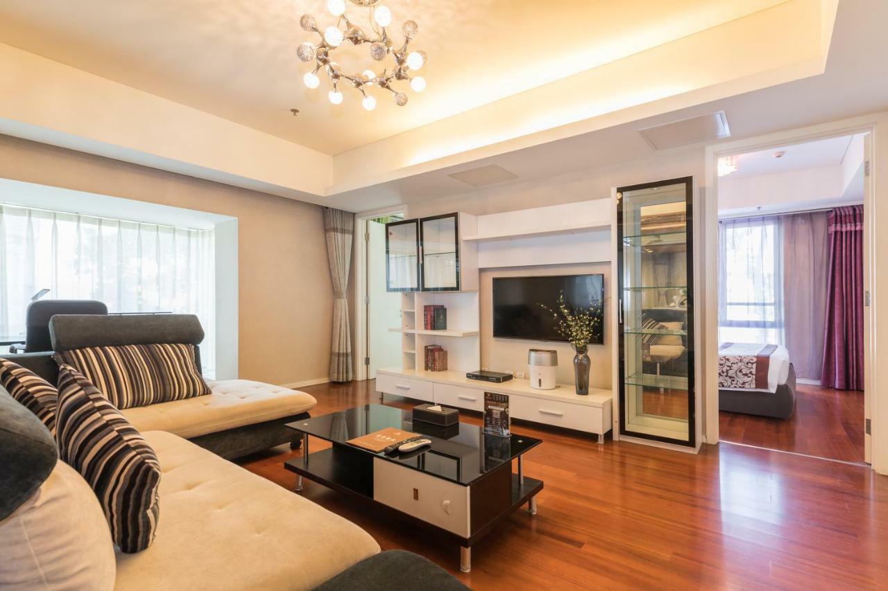 Jiu Du Hui Serviced Apartment Peking Exteriör bild