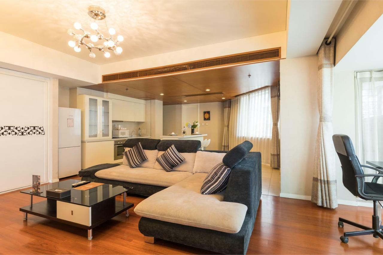 Jiu Du Hui Serviced Apartment Peking Exteriör bild