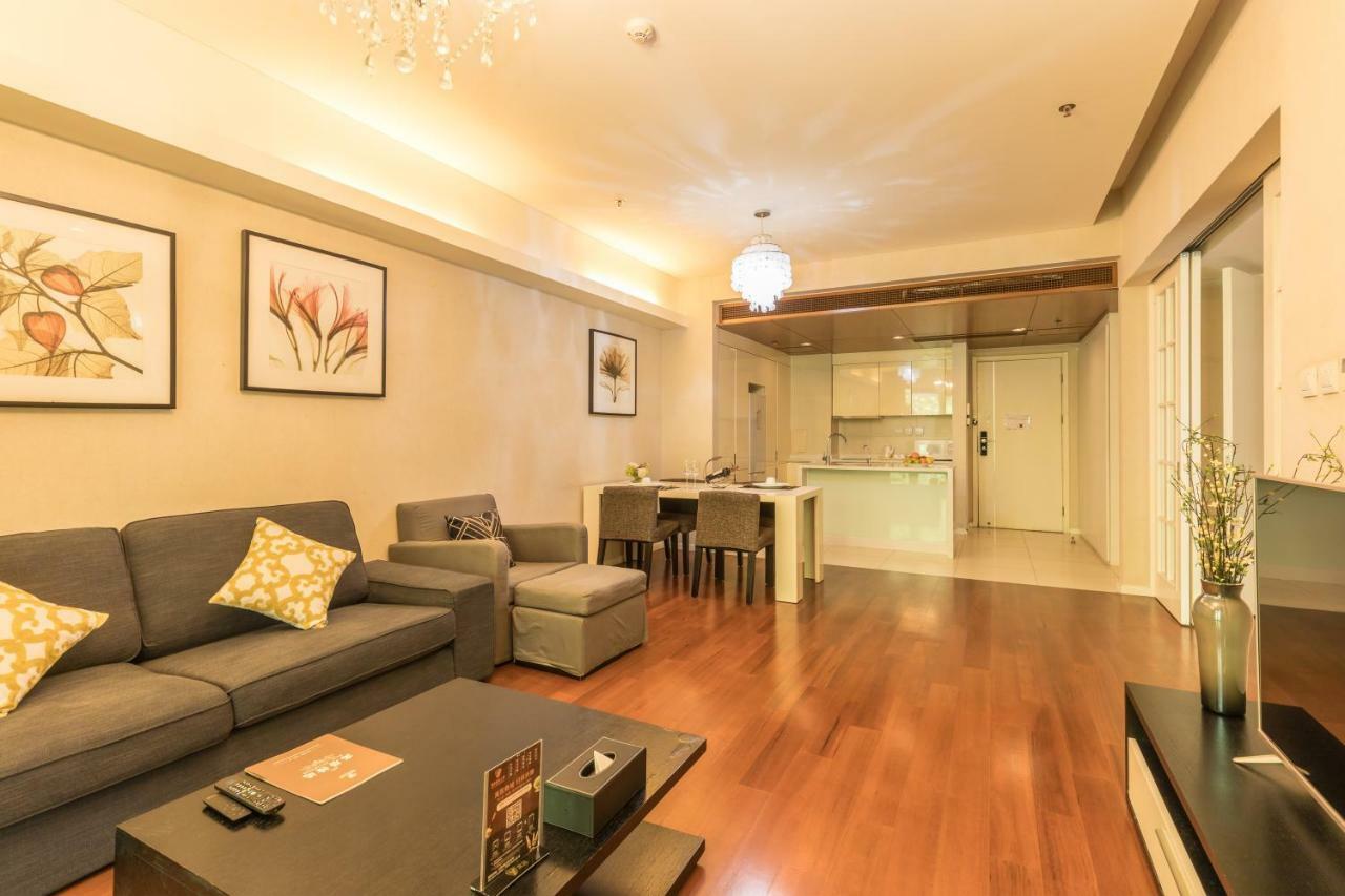 Jiu Du Hui Serviced Apartment Peking Exteriör bild