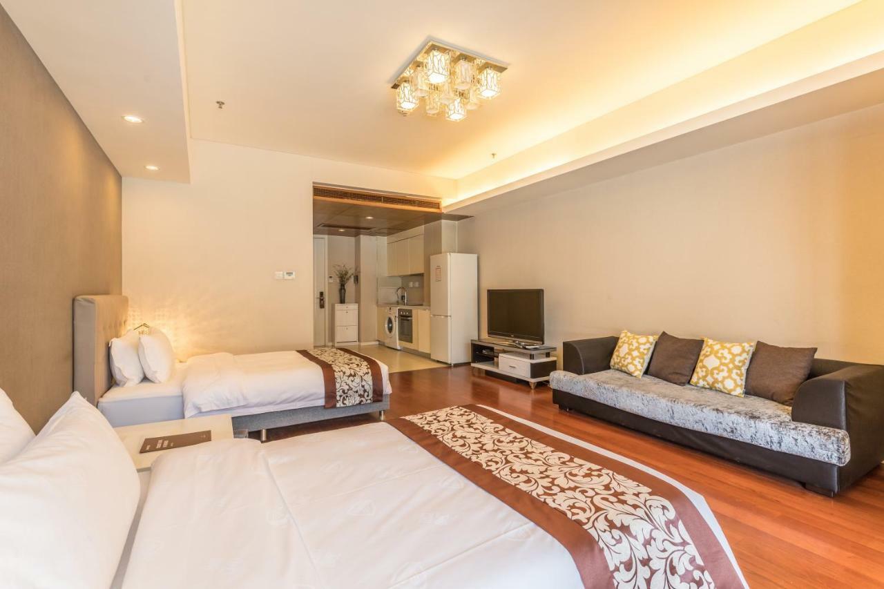 Jiu Du Hui Serviced Apartment Peking Exteriör bild