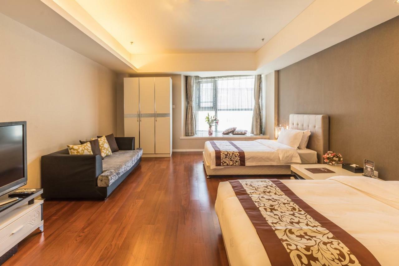 Jiu Du Hui Serviced Apartment Peking Exteriör bild