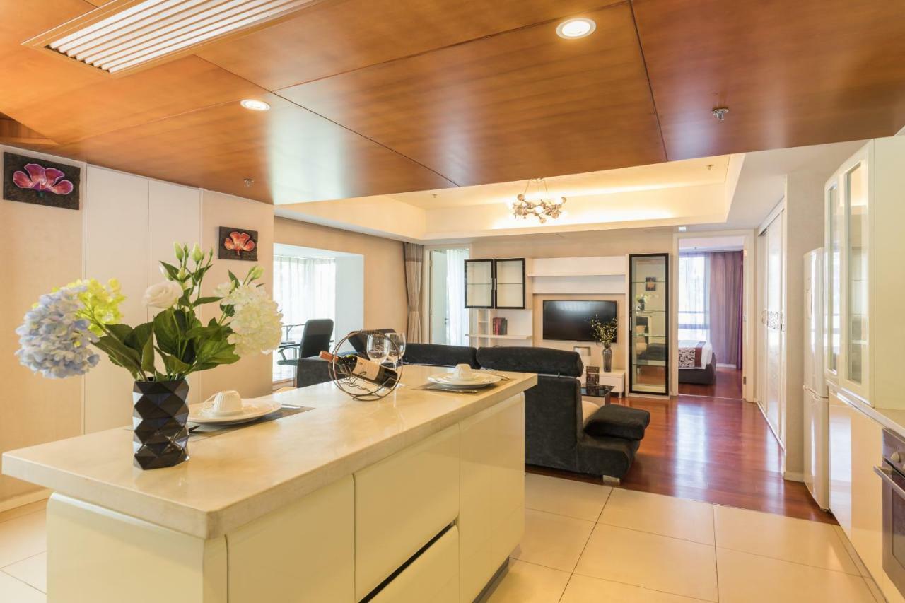 Jiu Du Hui Serviced Apartment Peking Exteriör bild