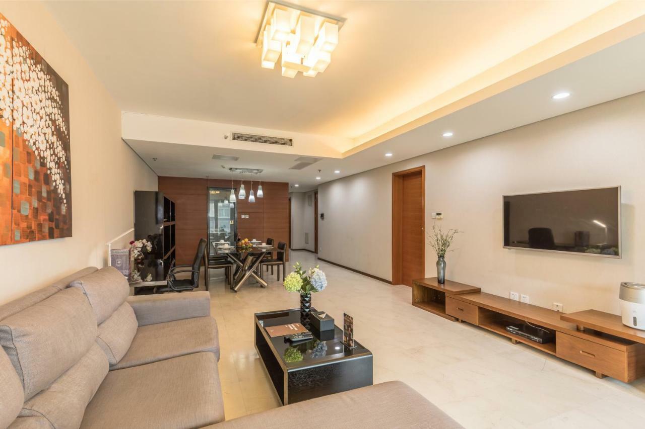 Jiu Du Hui Serviced Apartment Peking Exteriör bild