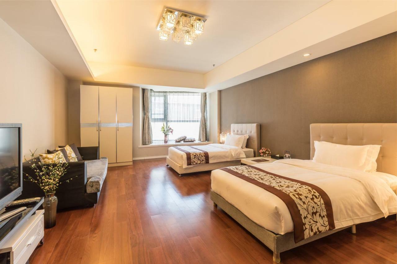 Jiu Du Hui Serviced Apartment Peking Exteriör bild