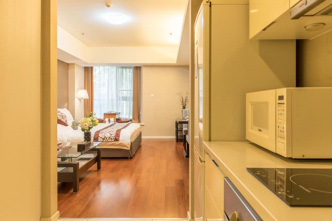 Jiu Du Hui Serviced Apartment Peking Exteriör bild