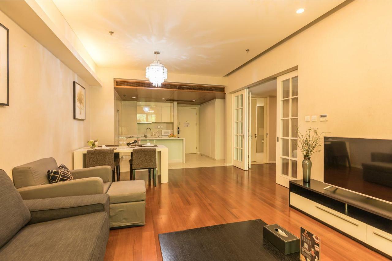 Jiu Du Hui Serviced Apartment Peking Exteriör bild