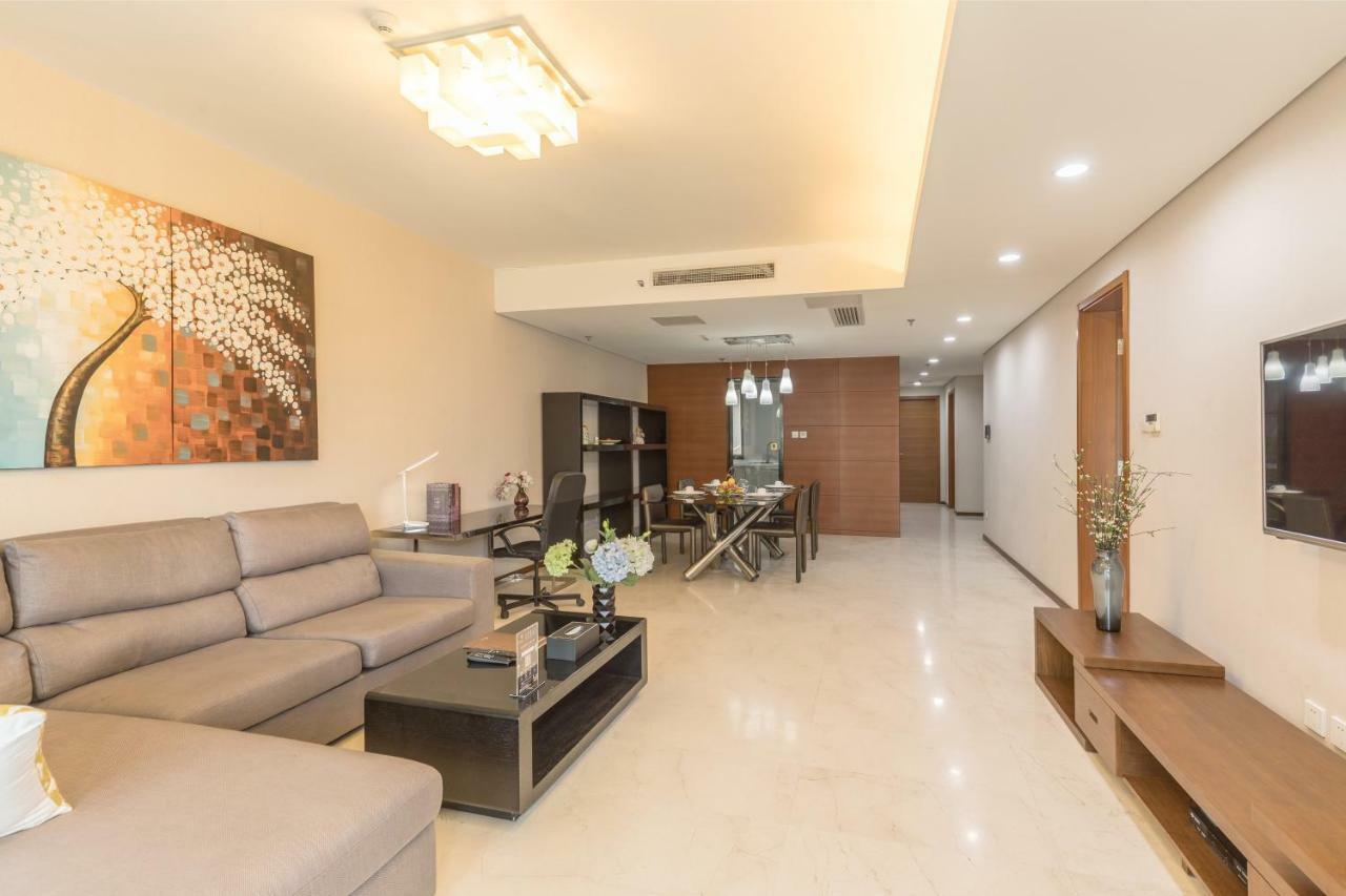 Jiu Du Hui Serviced Apartment Peking Exteriör bild