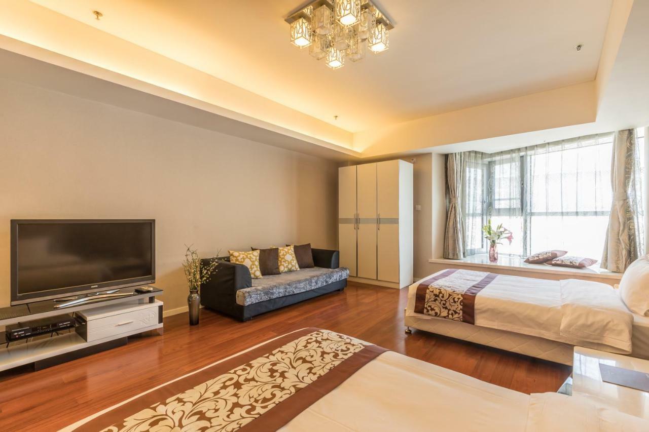 Jiu Du Hui Serviced Apartment Peking Exteriör bild