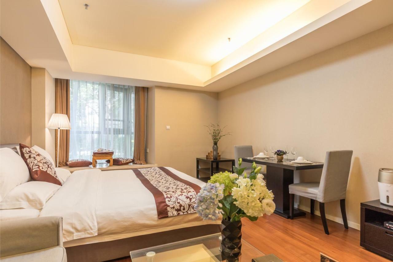 Jiu Du Hui Serviced Apartment Peking Exteriör bild