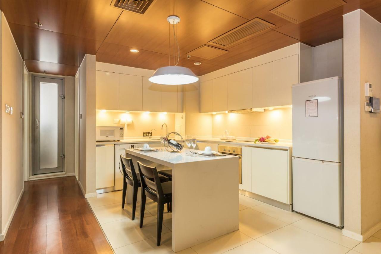Jiu Du Hui Serviced Apartment Peking Exteriör bild