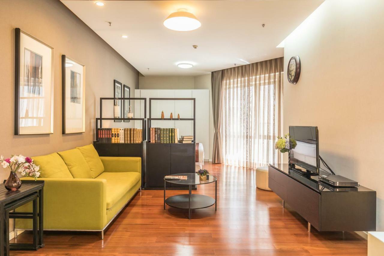Jiu Du Hui Serviced Apartment Peking Exteriör bild
