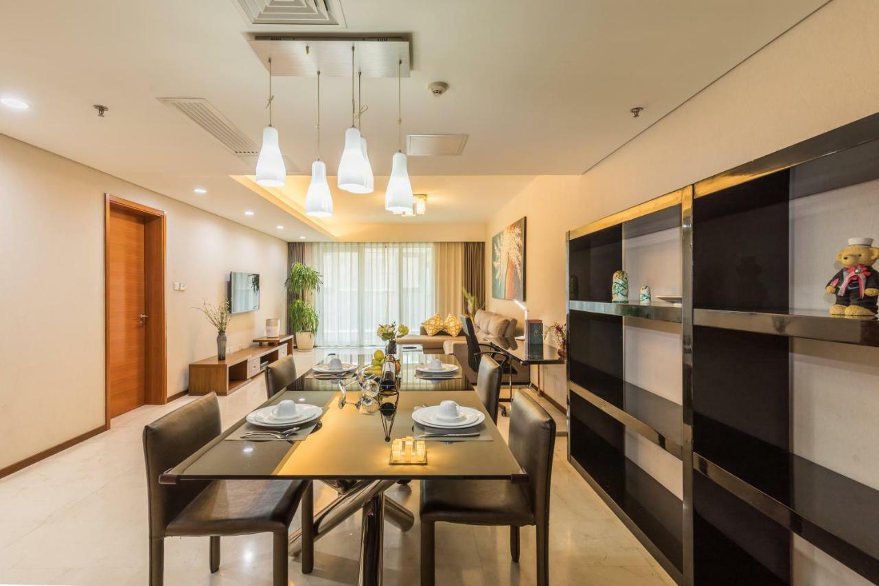 Jiu Du Hui Serviced Apartment Peking Exteriör bild
